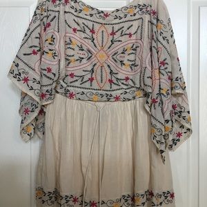 Free People Embroidered dress